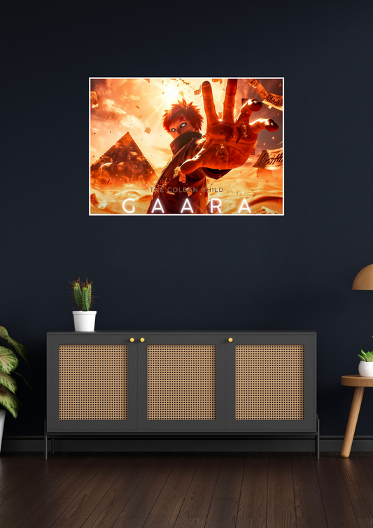 The Golden Child Gaara Poster | Anime Posters GenZCustom
