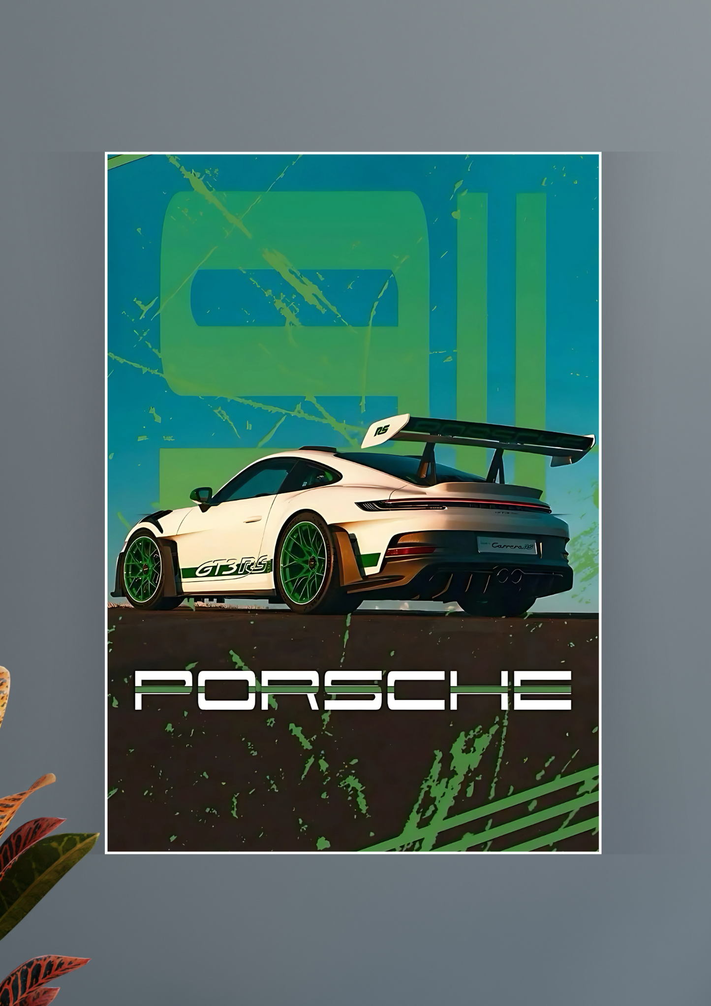 Porsche 911 GT3 RS Poster | Car Posters GenZCustom