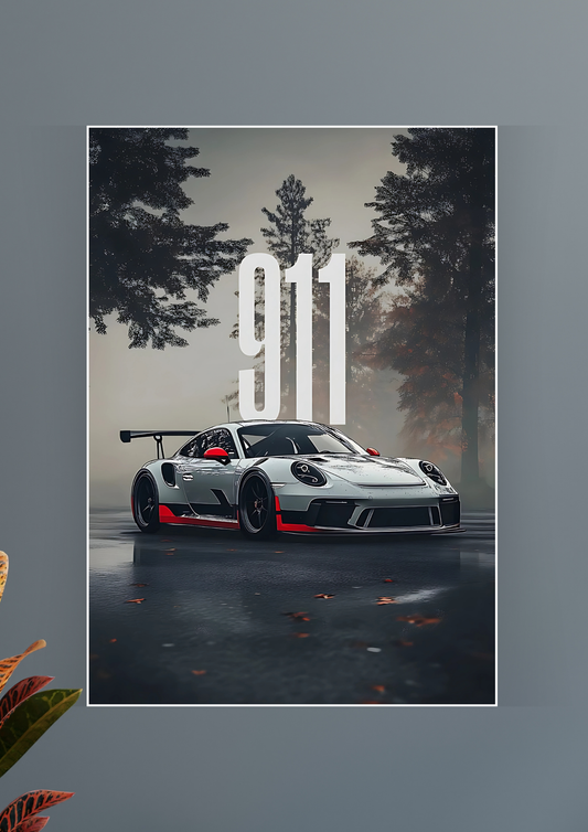 Lamborghini Miura #2 Split Poster | Split Design Poster | Pack Of 3 GenZCustom