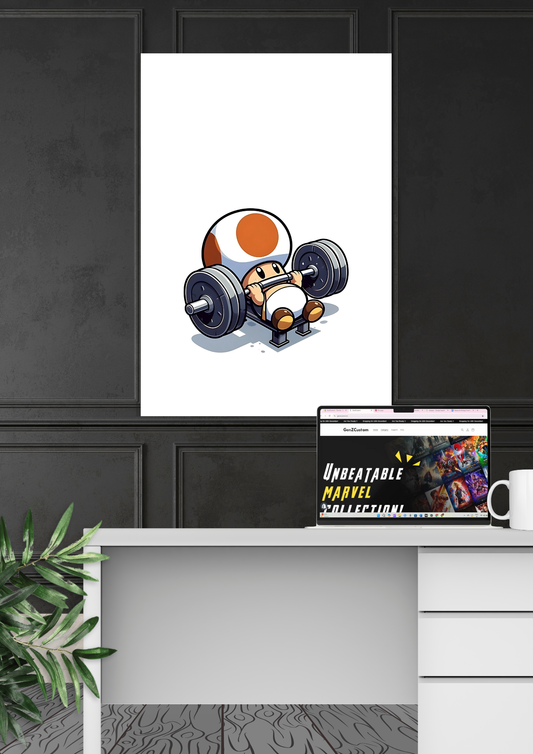 Little Bugs Workout Poster | Cartoon Posters GenZCustom