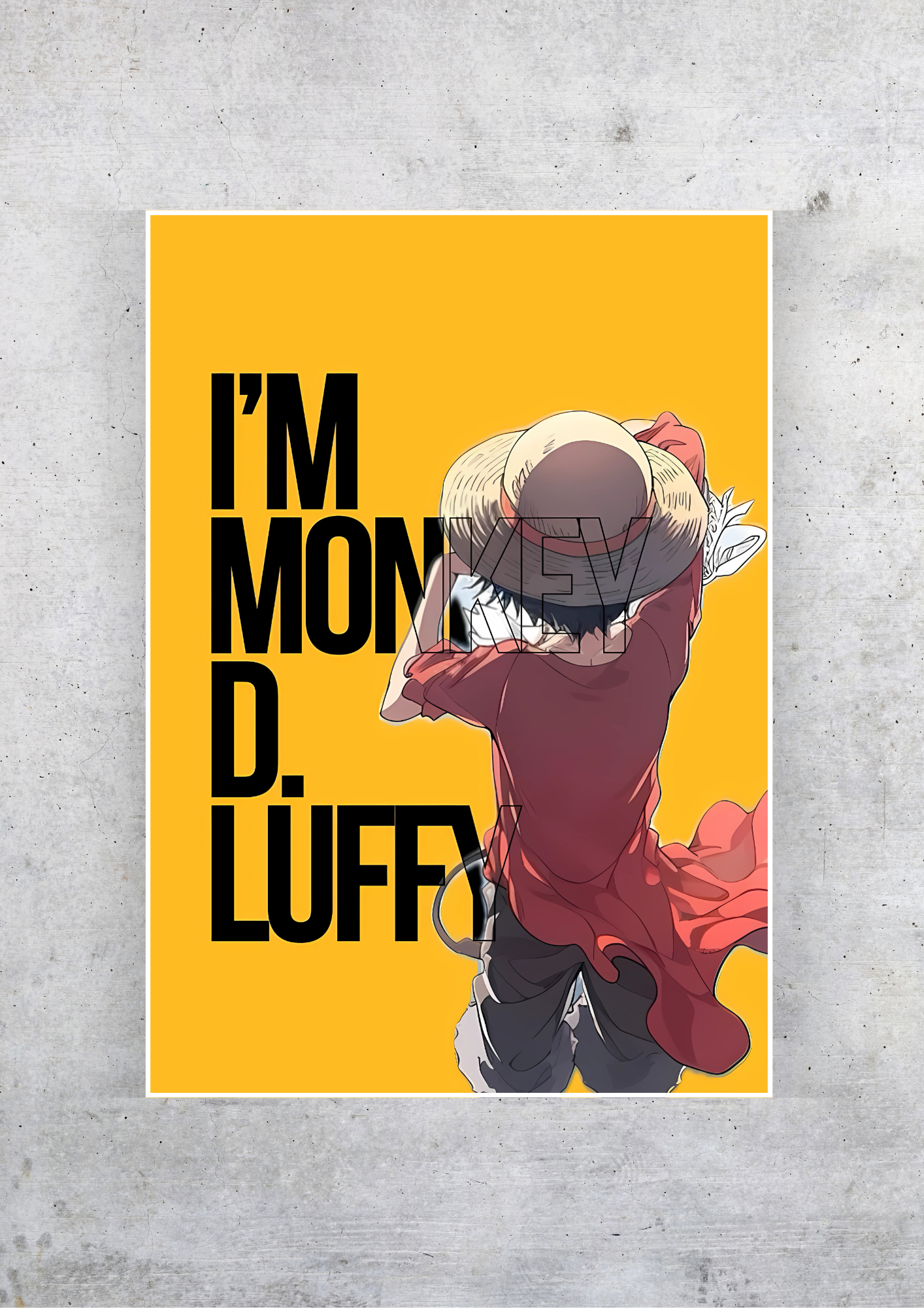 Monkey D Luffy Poster | Anime Posters GenZCustom