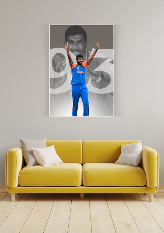 Jasprit Bumrah 93 | Cricket Posters GenZCustom