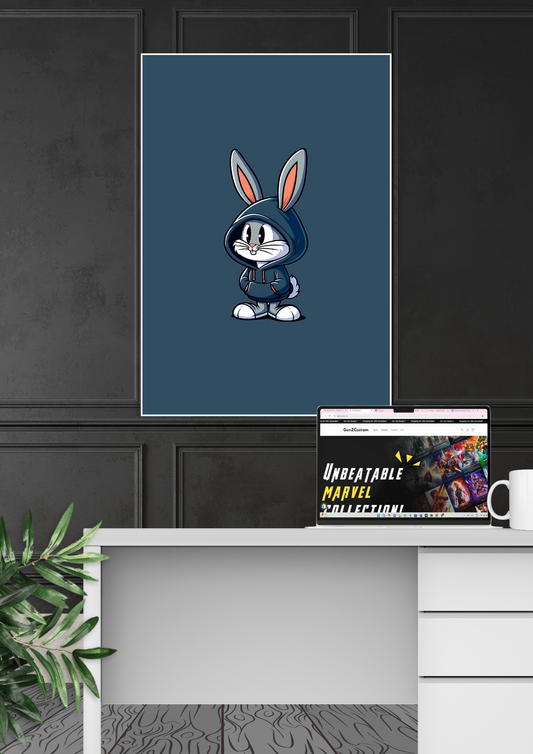 Little Bunny Poster | Cartoon Posters GenZCustom