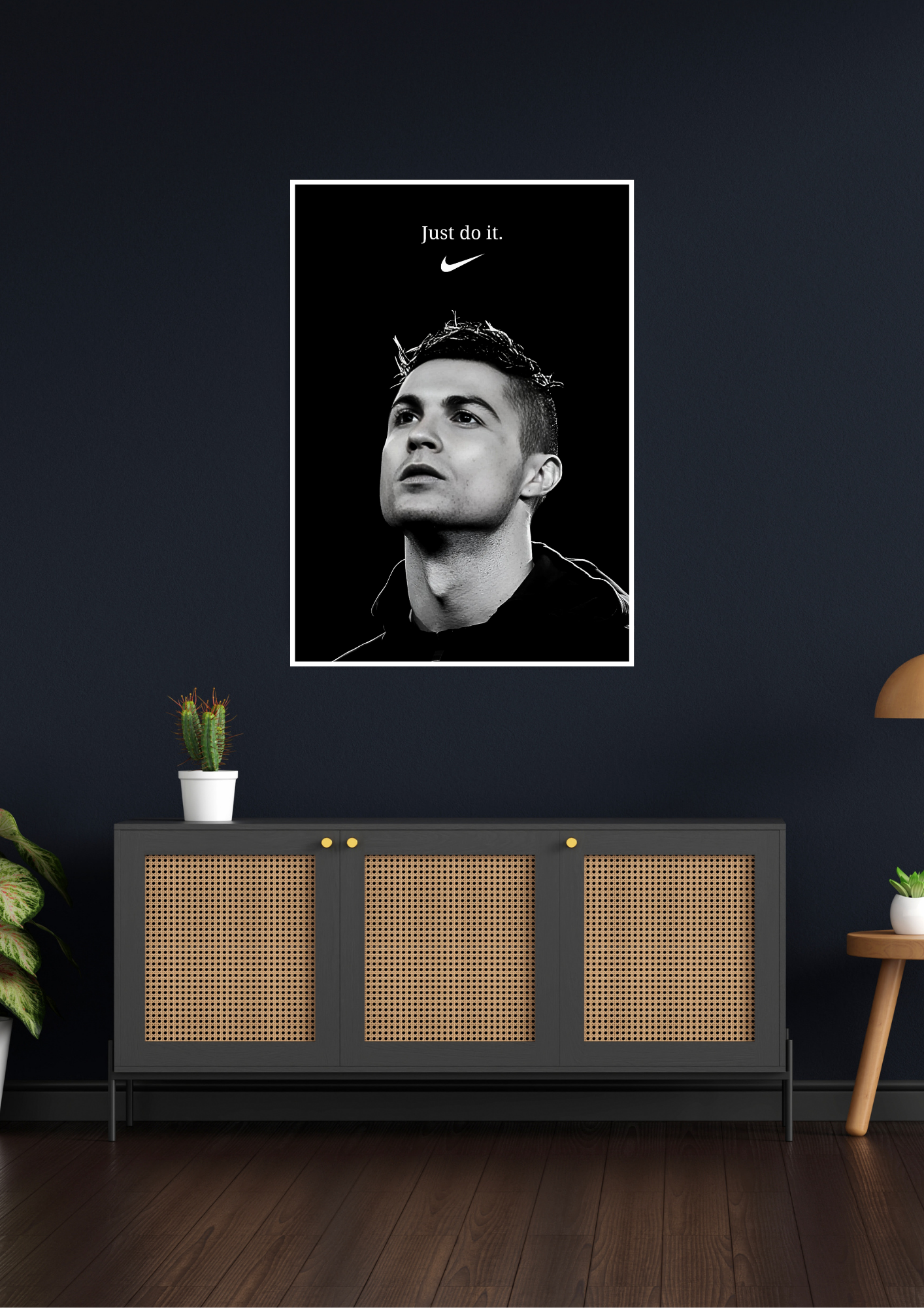 Just Do It Ronaldo Wall Poster | Football Poster