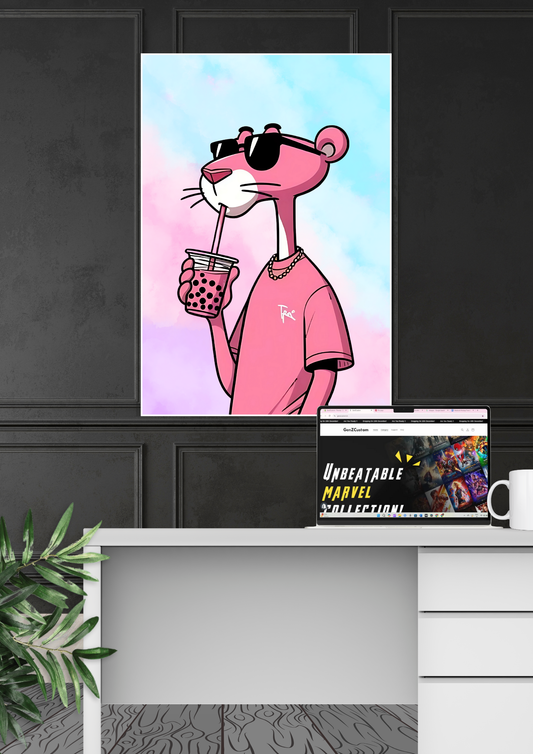 Pink Panther Poster | Cartoon Posters GenZCustom