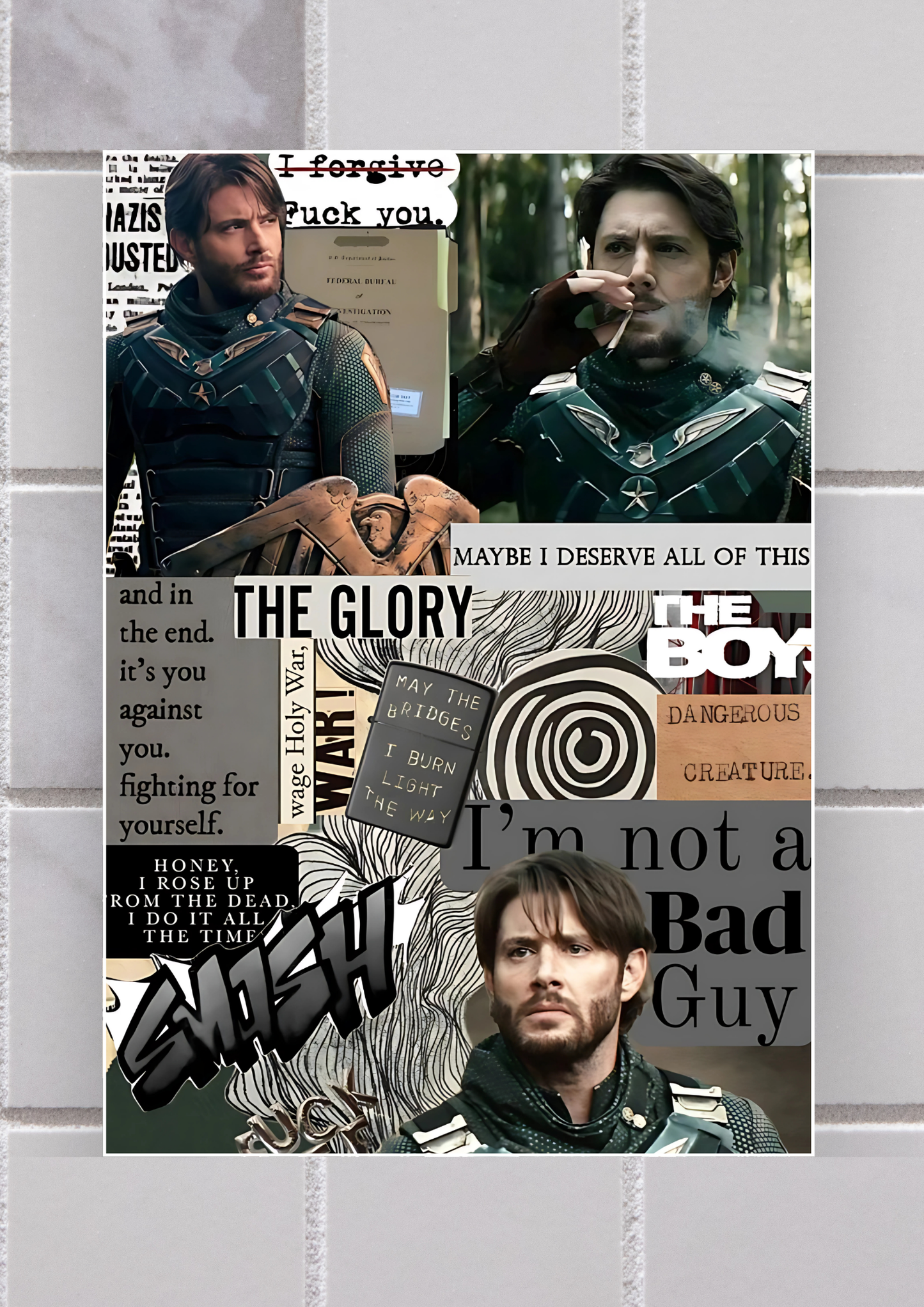 Soldier Boy The Boys Poster | Web Series Posters GenZCustom
