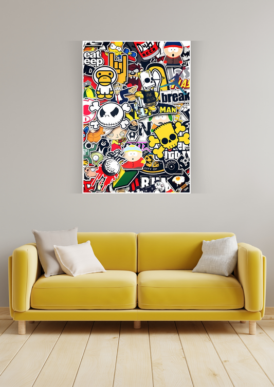 All Cartoon Theme Poster | Cartoon Posters GenZCustom