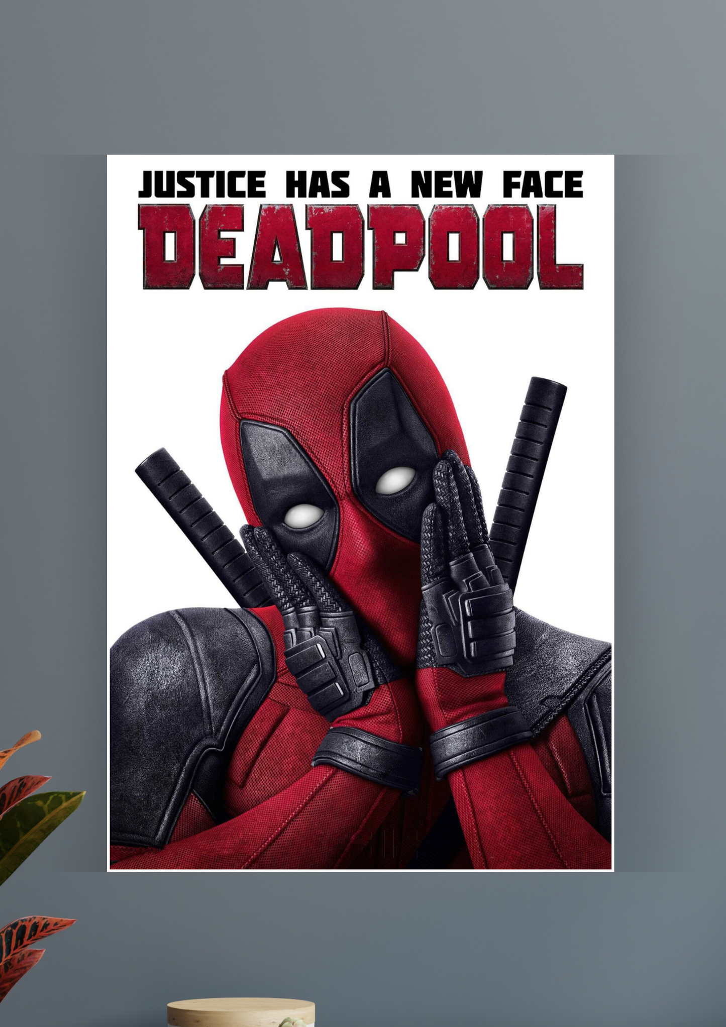 Deadpool x Justice Has A New Face Poster | Marvel Posters