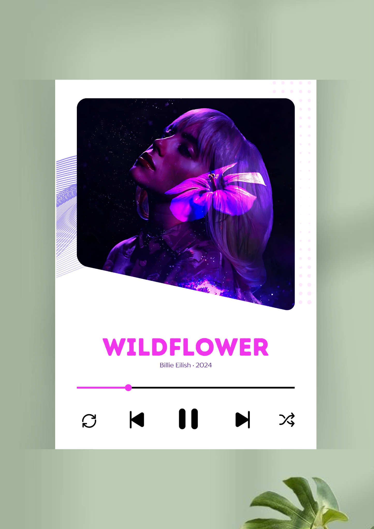 Wildflower Song Poster | Music Poster