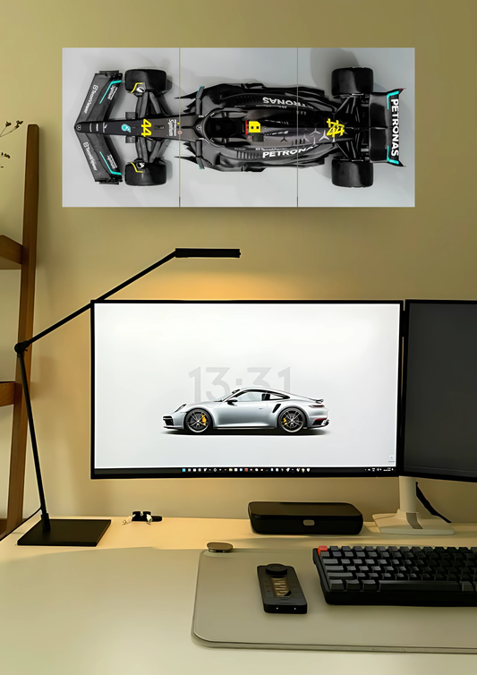 Mercedes W14 Poster | Split Design Poster | Pack Of 3 GenZCustom