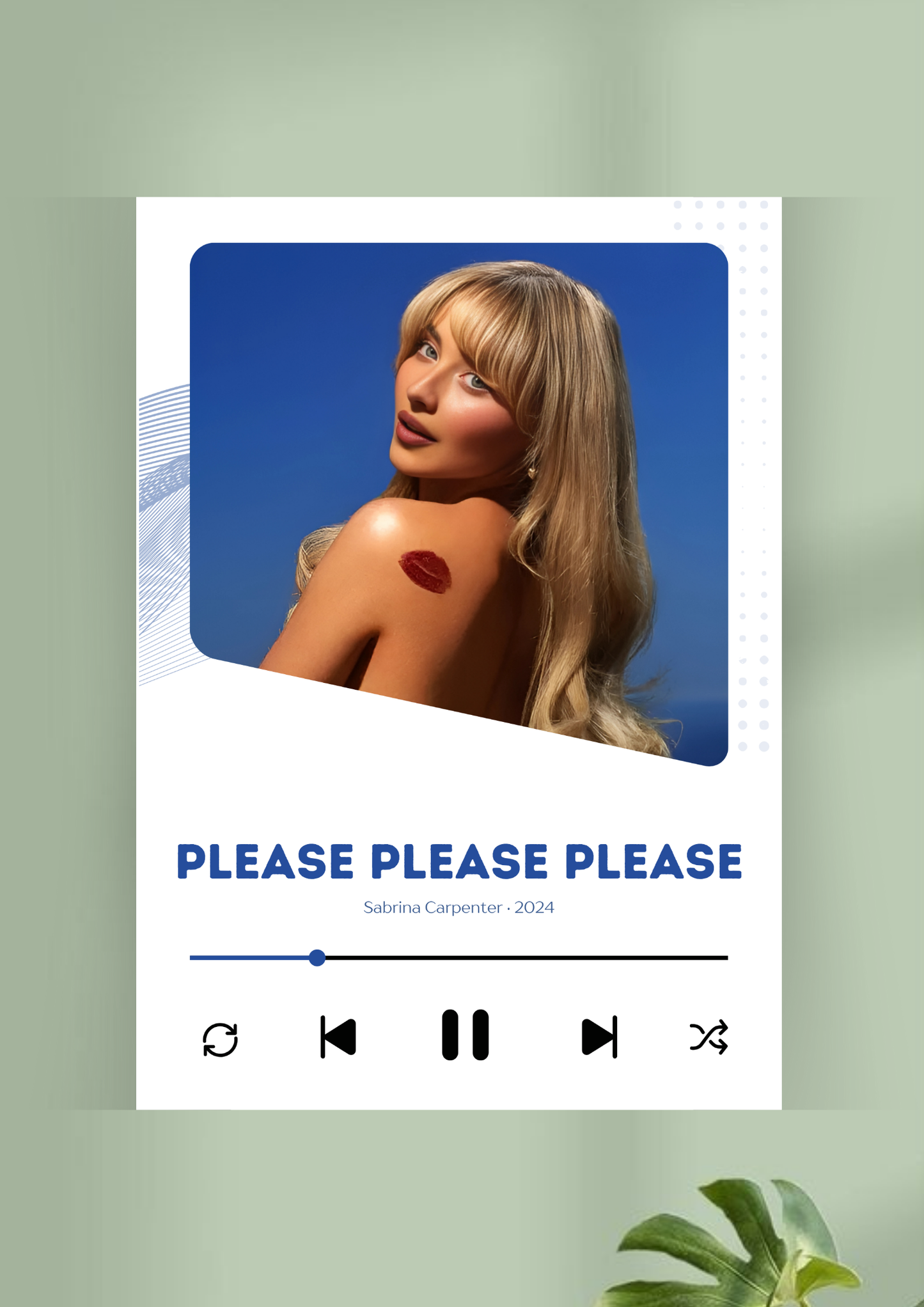 Please Please Please Song Poster | Music Poster