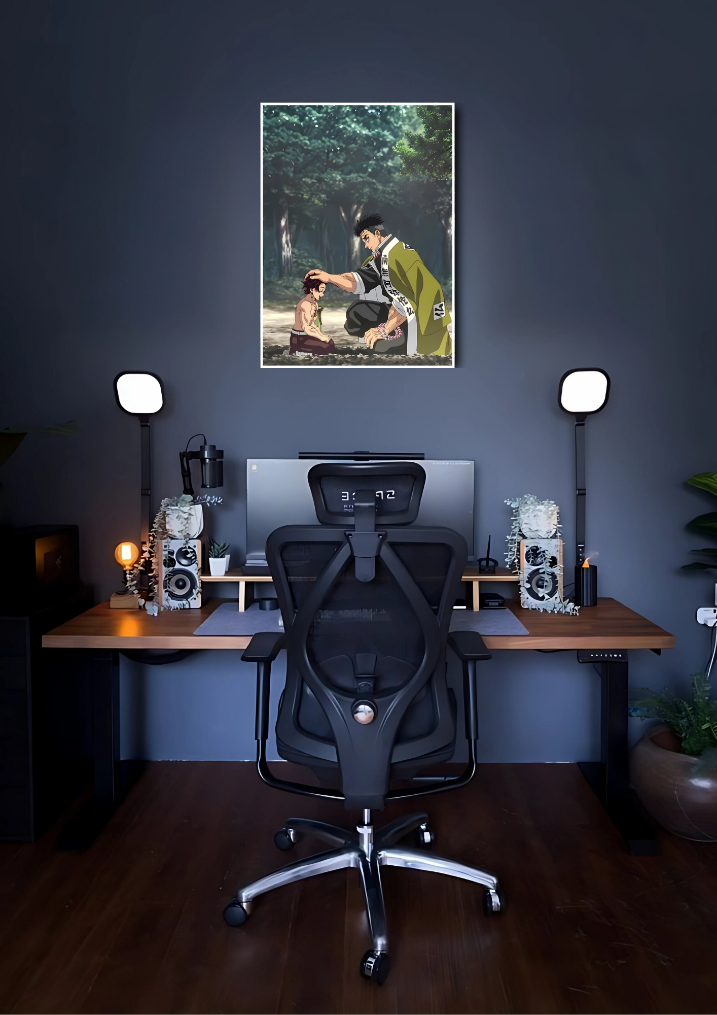 Gyomei Himejima x Demon Slayer Poster | Anime Posters GenZCustom
