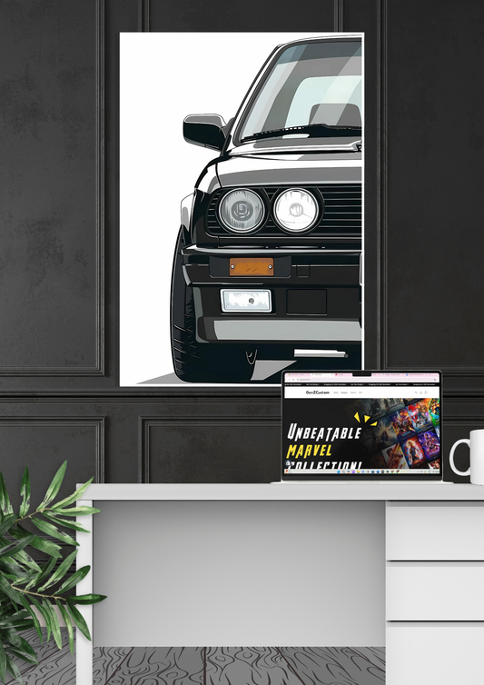 Classic BMW Car Poster | Car Poster GenZCustom