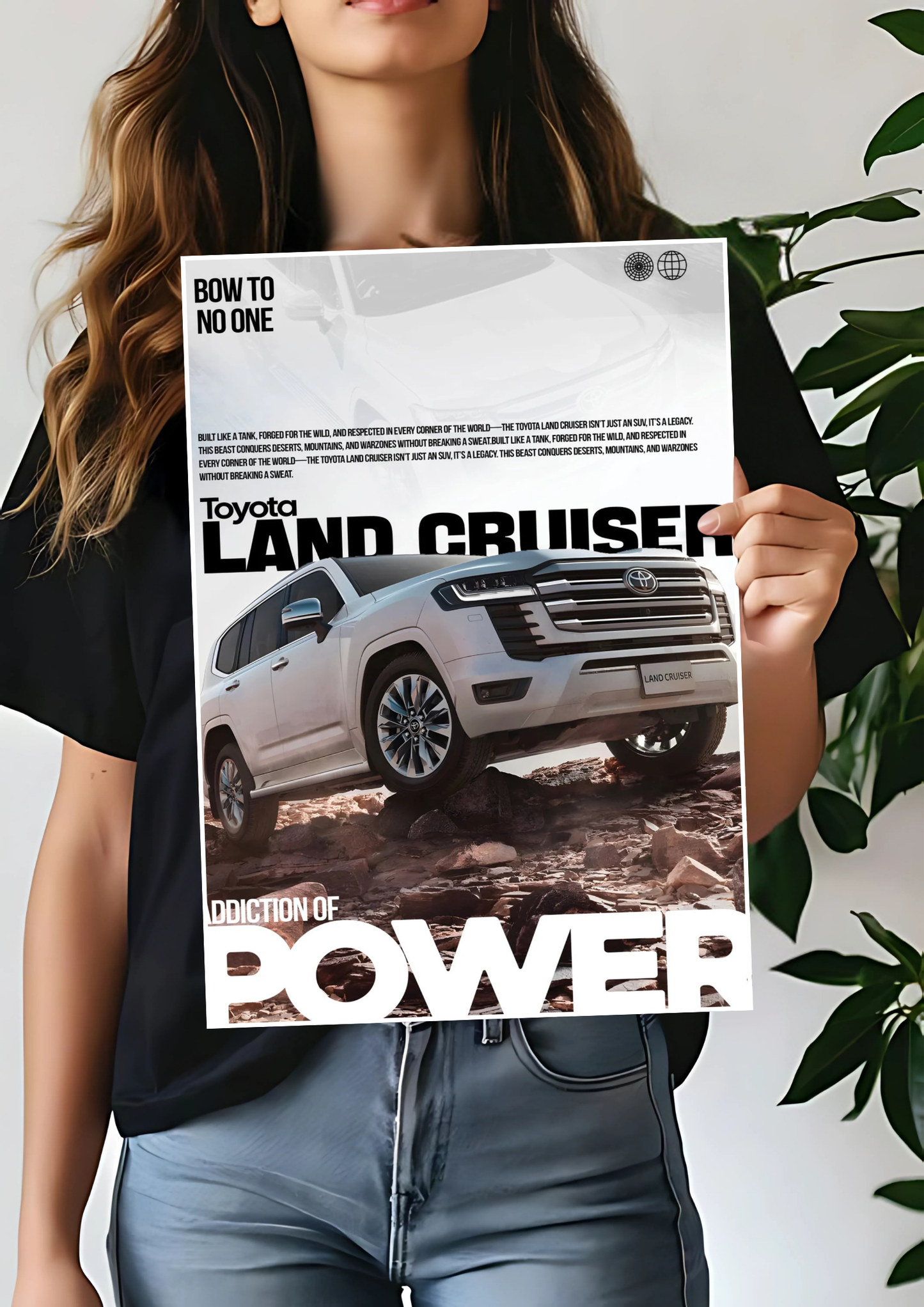 Power x Toyota Land Cruiser Poster | Car Posters