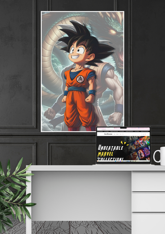 Little X Goku Poster | Anime Posters GenZCustom
