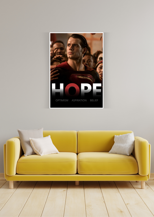 HOPE Superman Poster | DC Universe Posters GenZCustom