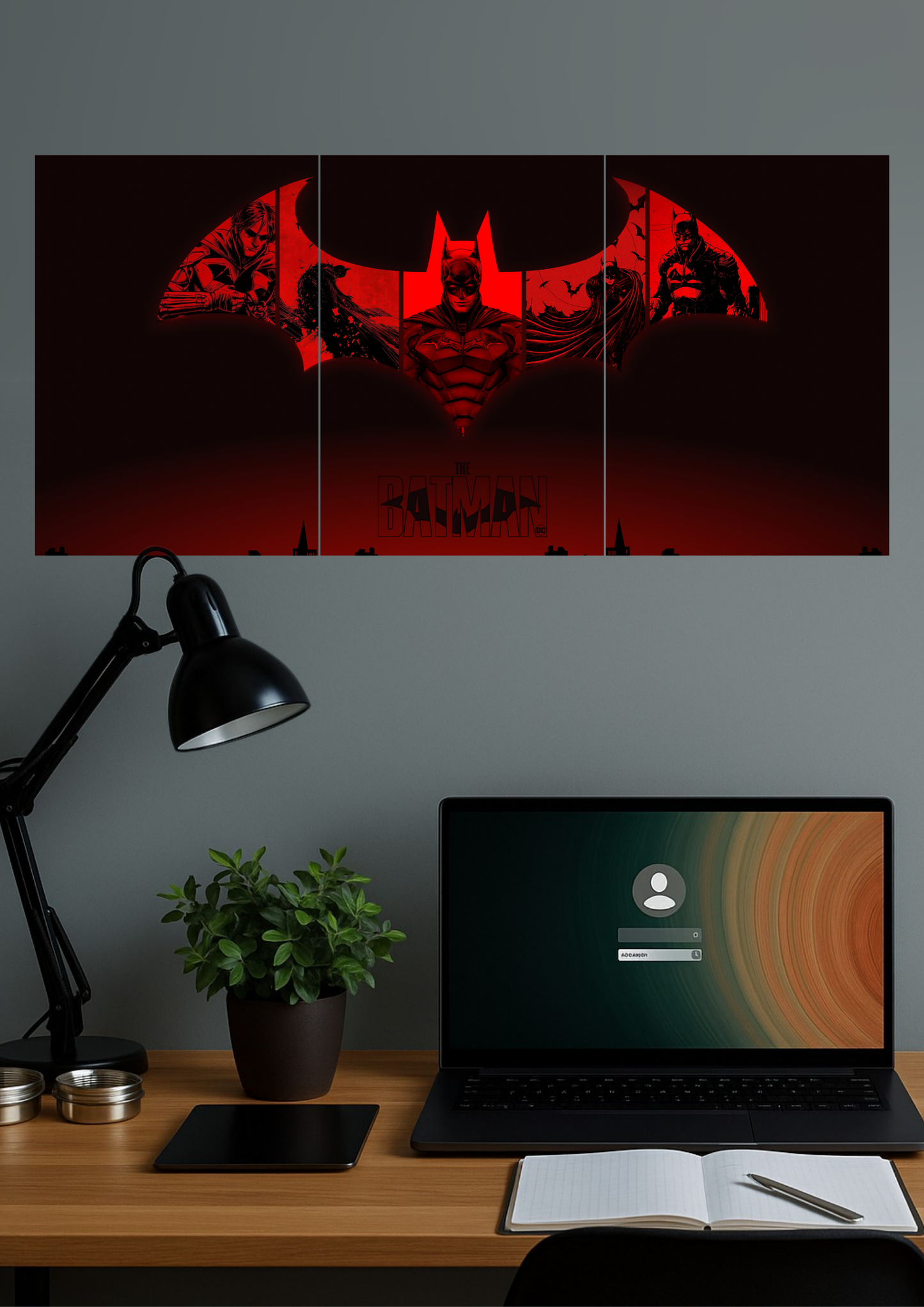 BATMAN | DC | Set of 3 Split Design Poster