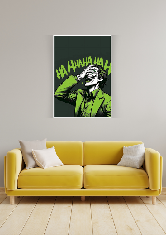 Joker Laughing Poster | DC Universe Posters GenZCustom