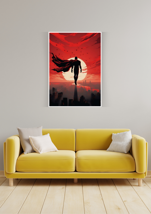 Superman Rise Poster | DC Universe Posters GenZCustom