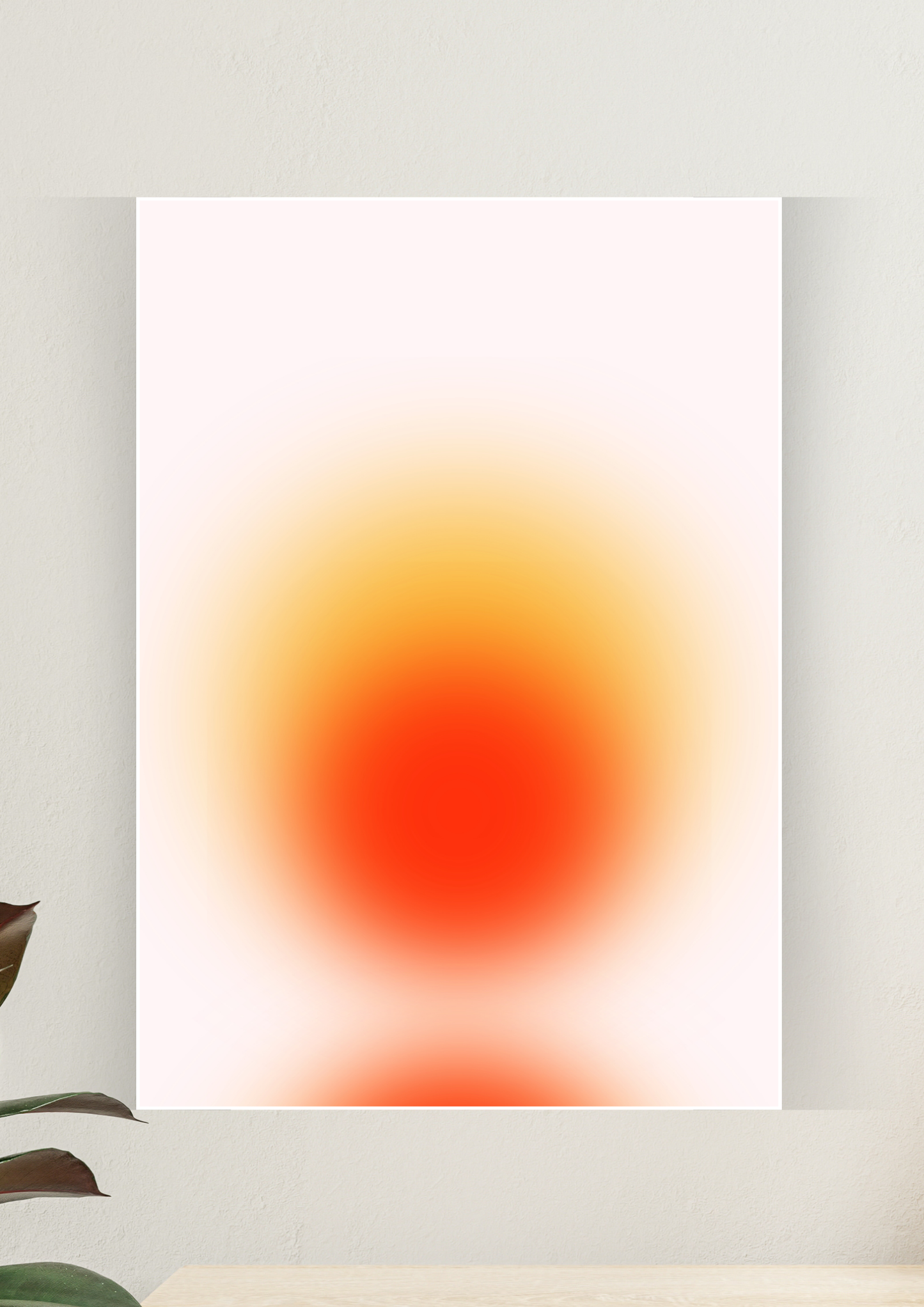 Aesthetic Poster #109 | ORANGE RED TONE | Aesthetic Wall Poster