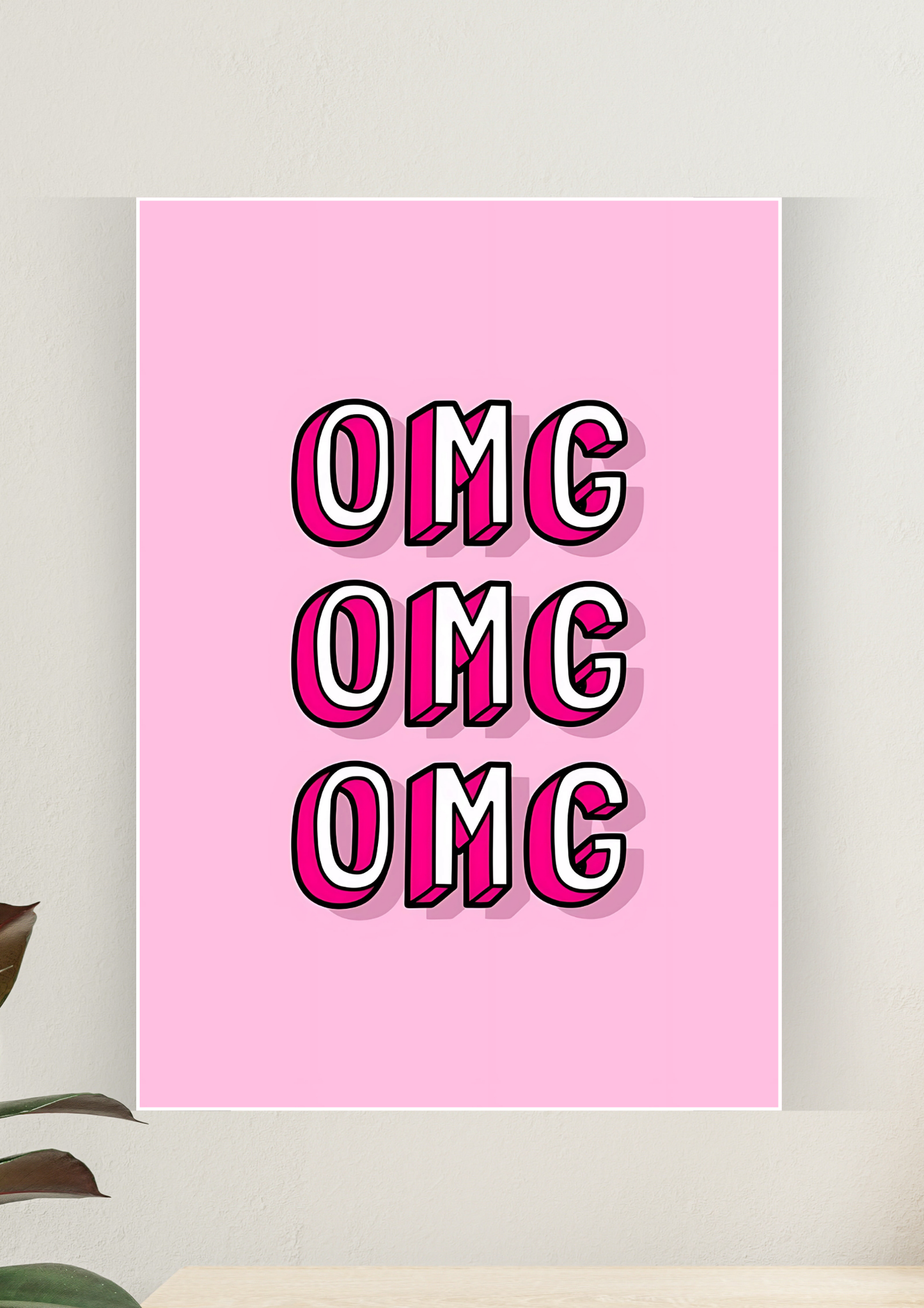 Aesthetic Poster #120 | OMG | Aesthetic Wall Poster