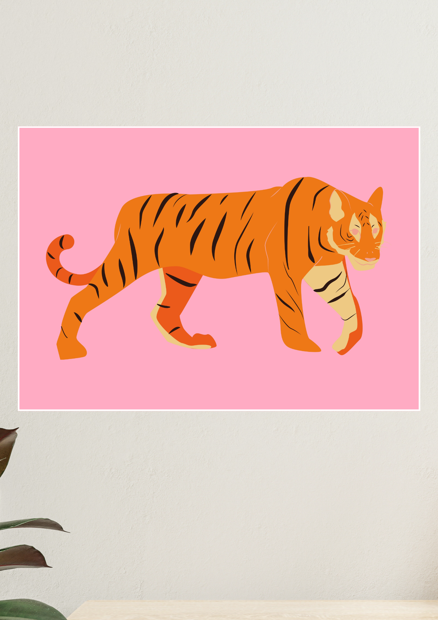 Aesthetic Poster #148 | A TIGER | Aesthetic Wall Poster