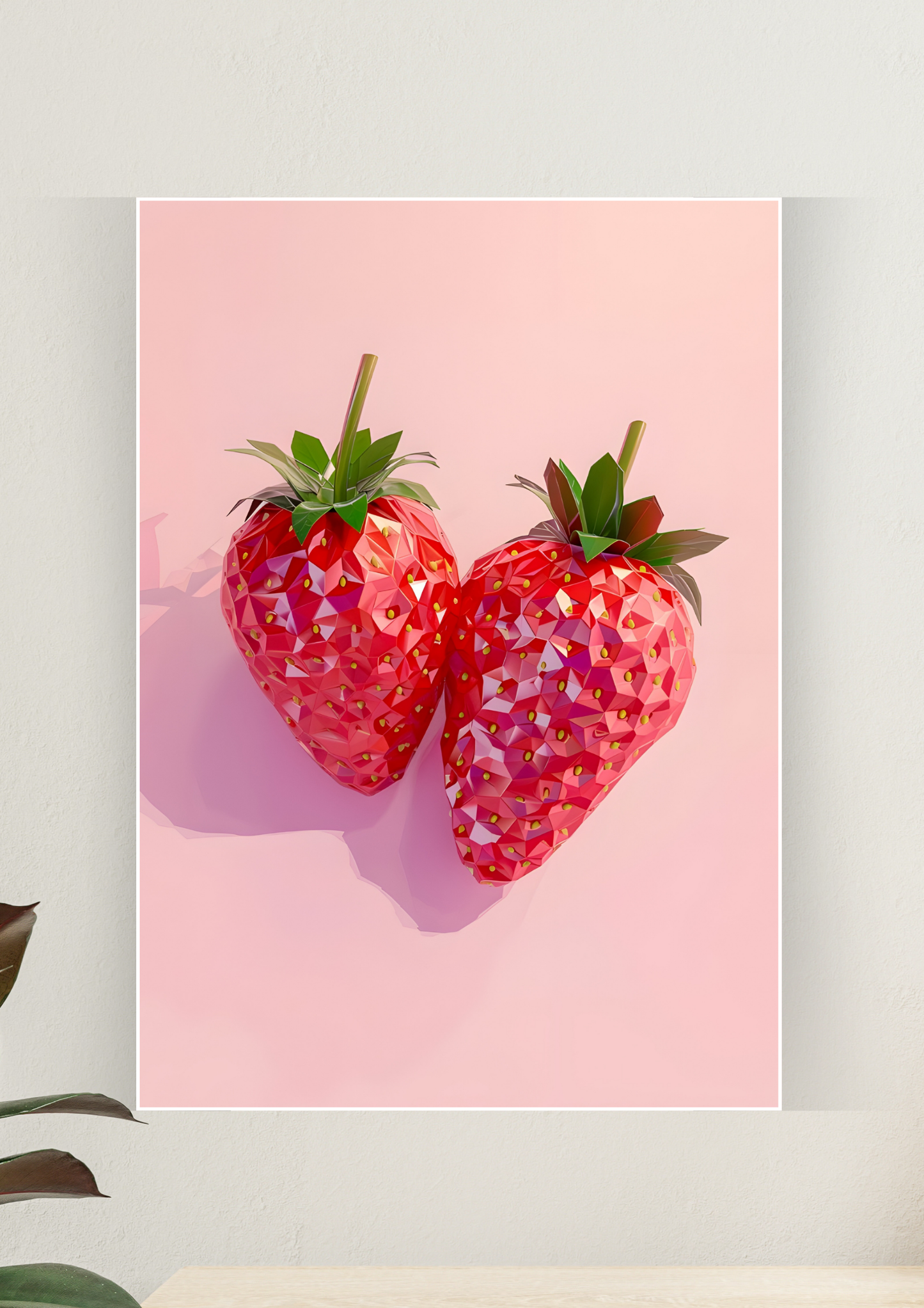 Aesthetic Poster #160 | Strawberry | Aesthetic Wall Poster