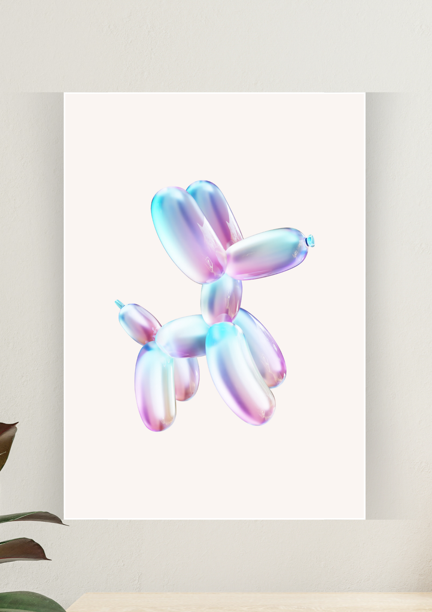 Aesthetic Poster #169 | Balloon Dog Art Wall Poster