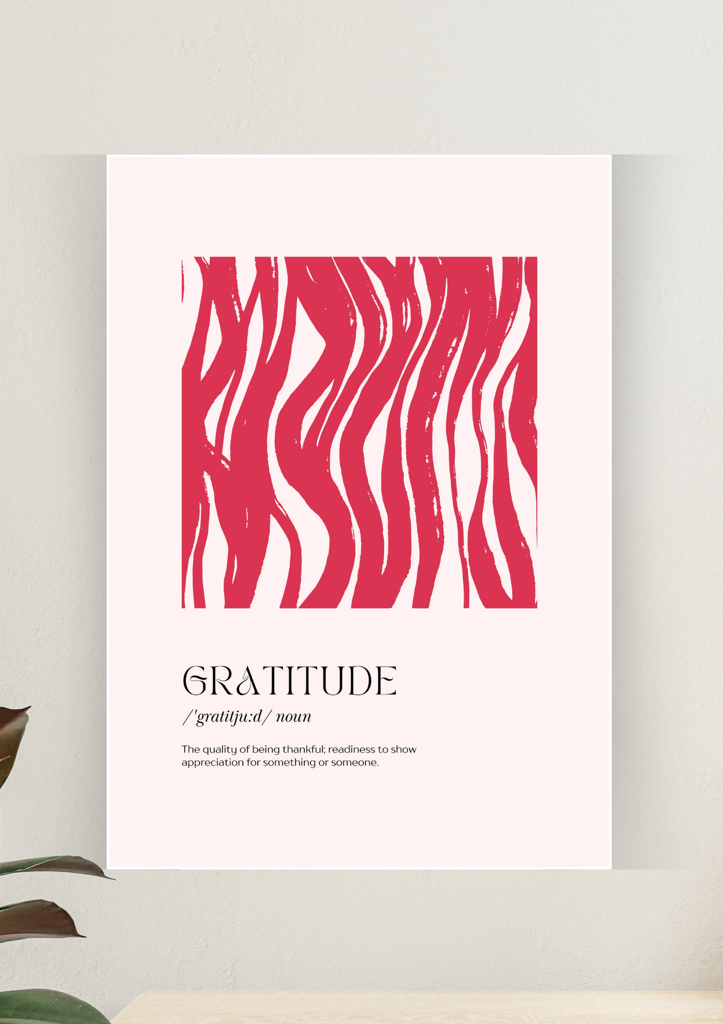 Aesthetic Poster #174 | GRATITUDE | Aesthetic Wall Poster