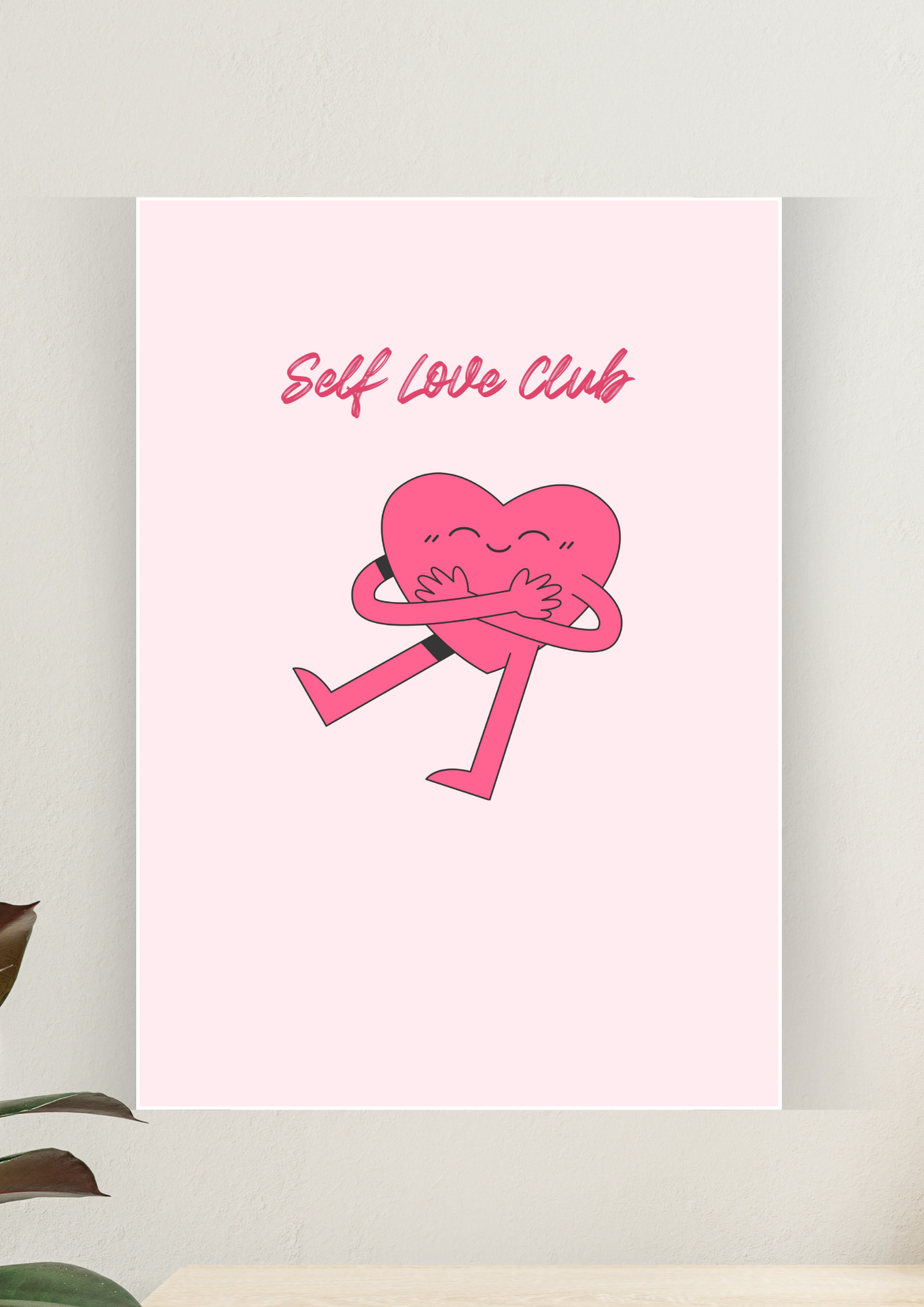 Aesthetic Poster #179 | SELF LOVE CLUB  | Aesthetic Wall Poster