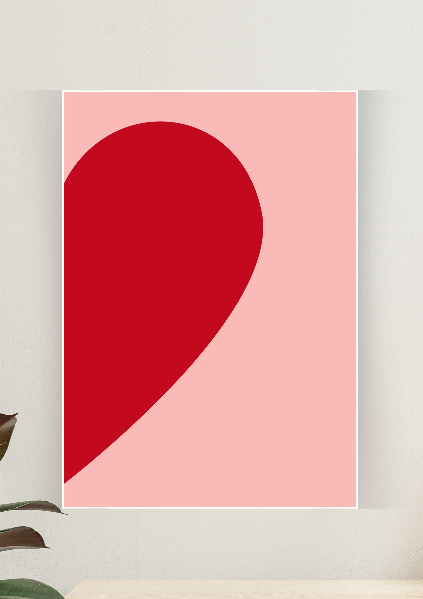 Aesthetic Poster #185 | HALF HEART | Aesthetic Wall Poster