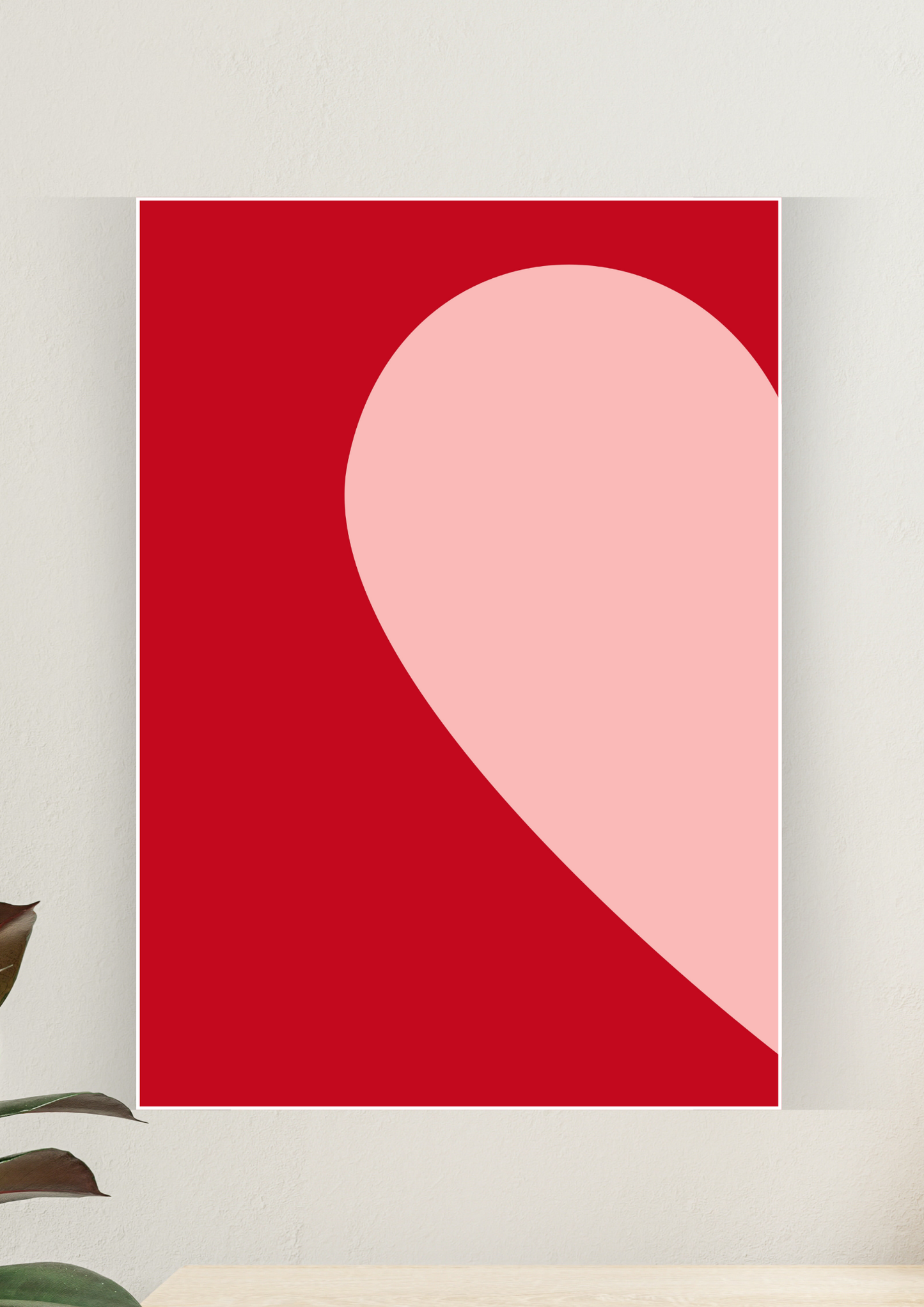 Aesthetic Poster #186 | HALF HEART | Aesthetic Wall Poster