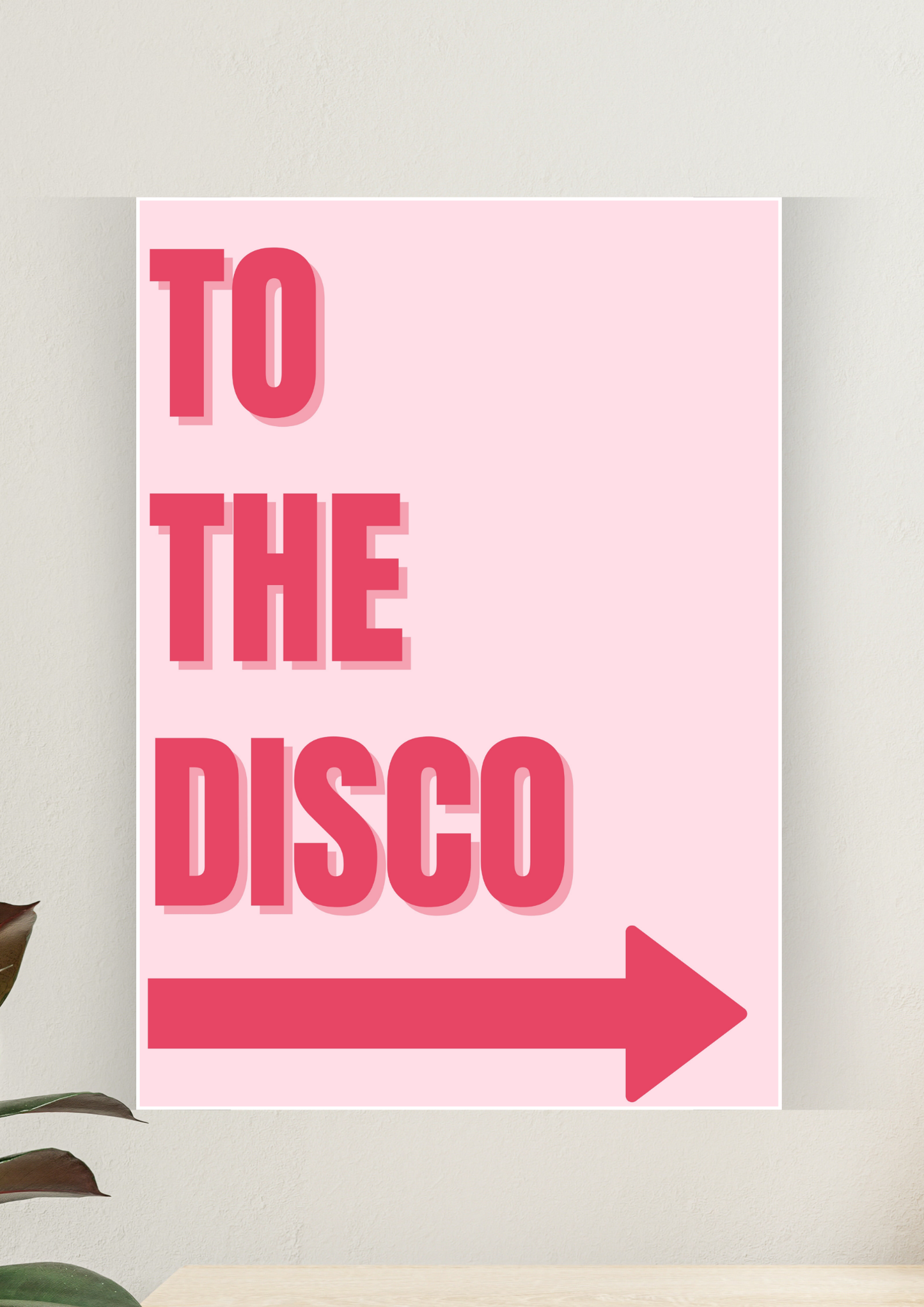 Aesthetic Poster #188 | TO THE DISCO | Aesthetic Wall Poster