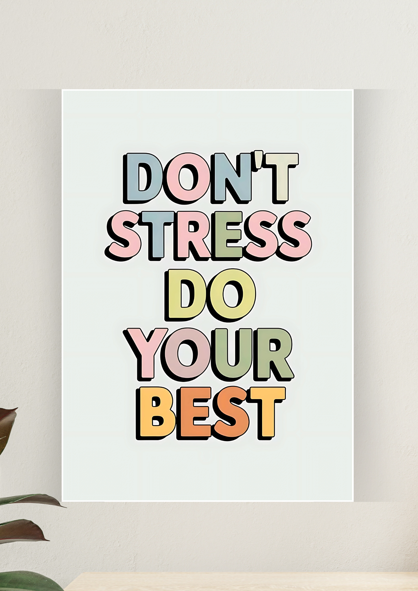 Aesthetic Poster #54 | DO YOUR BEST | Aesthetic Wall Poster