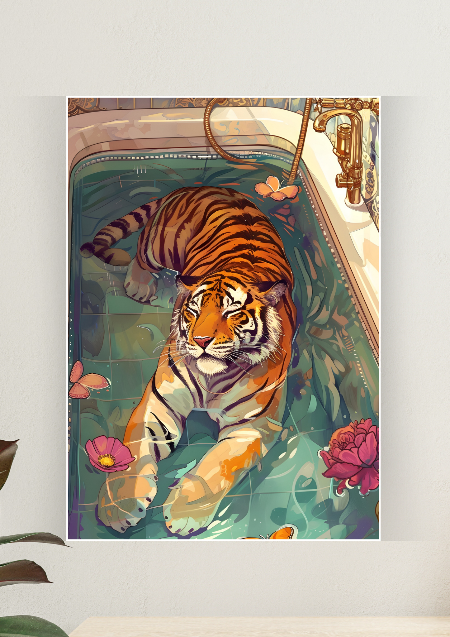 Aesthetic Poster #63 | THE TIGER | Aesthetic Wall Poster