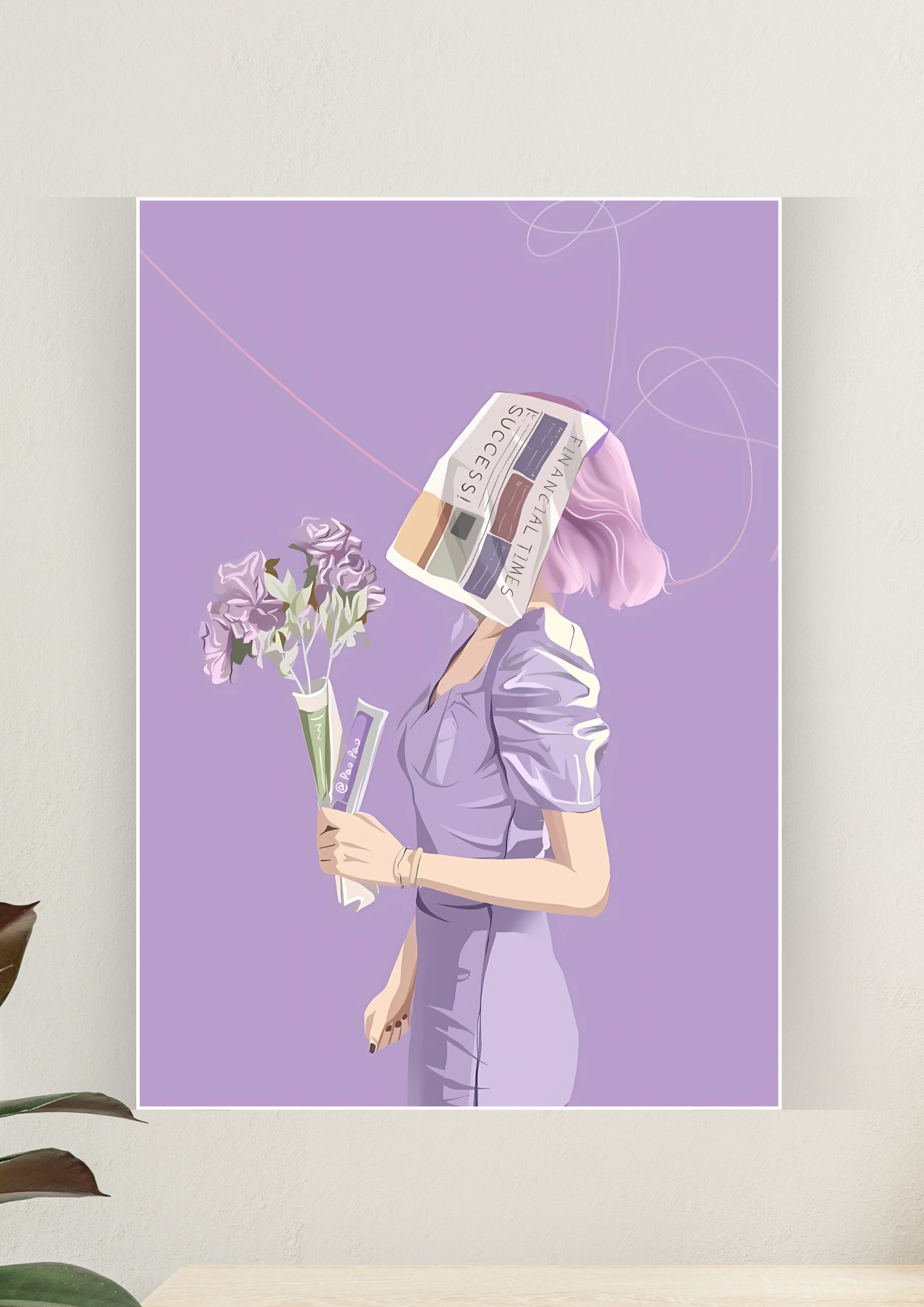 Aesthetic Poster #66 | A GIRL | Aesthetic Wall Poster
