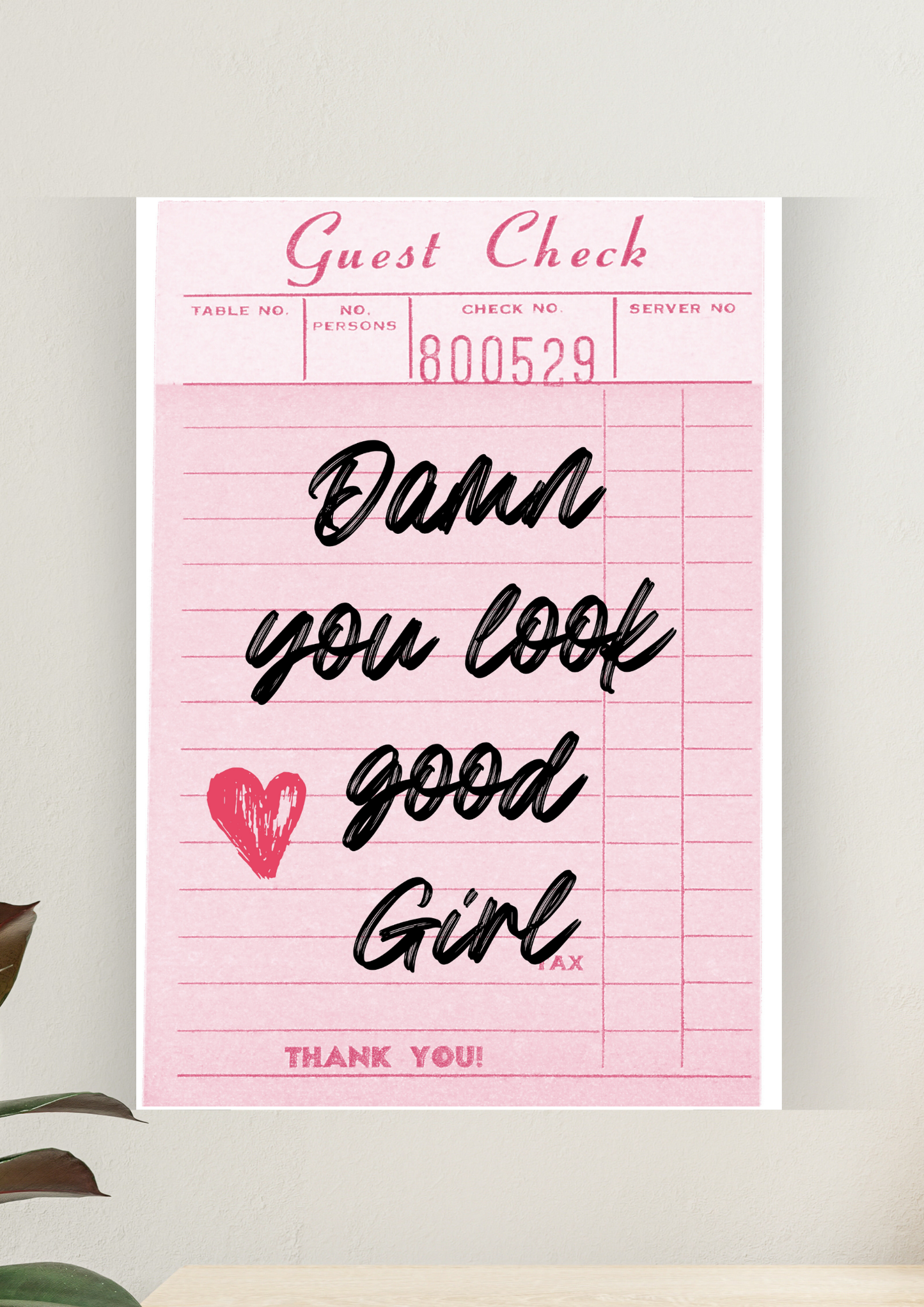 Aesthetic Poster #73 | GOOD GIRL | Aesthetic Wall Poster