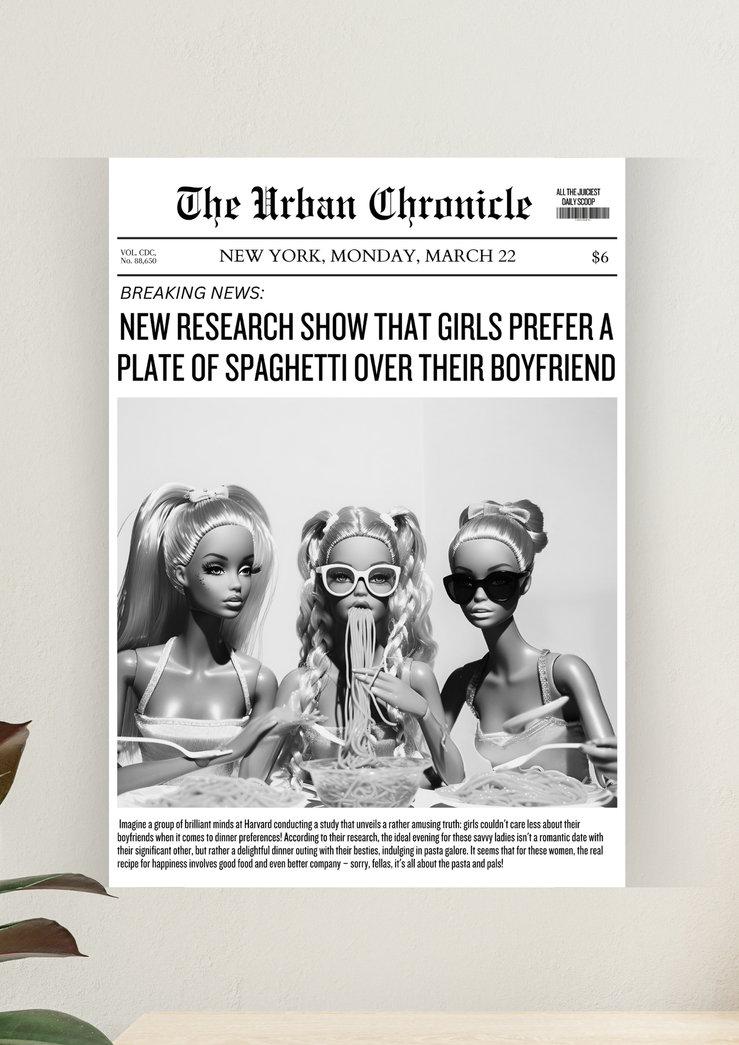 Aesthetic Poster #79 | NEWSPAPER | Aesthetic Wall Poster