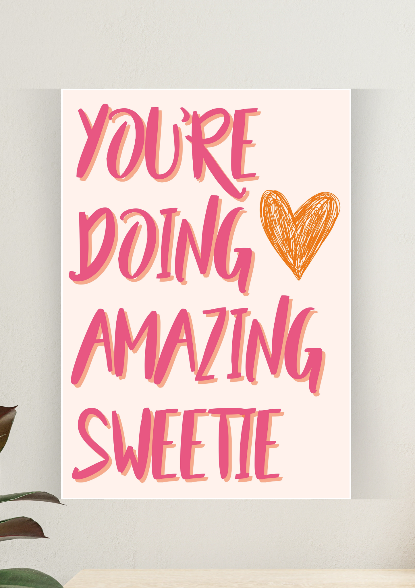 Aesthetic Poster #91 | DOING AMAZING | Aesthetic Wall Poster