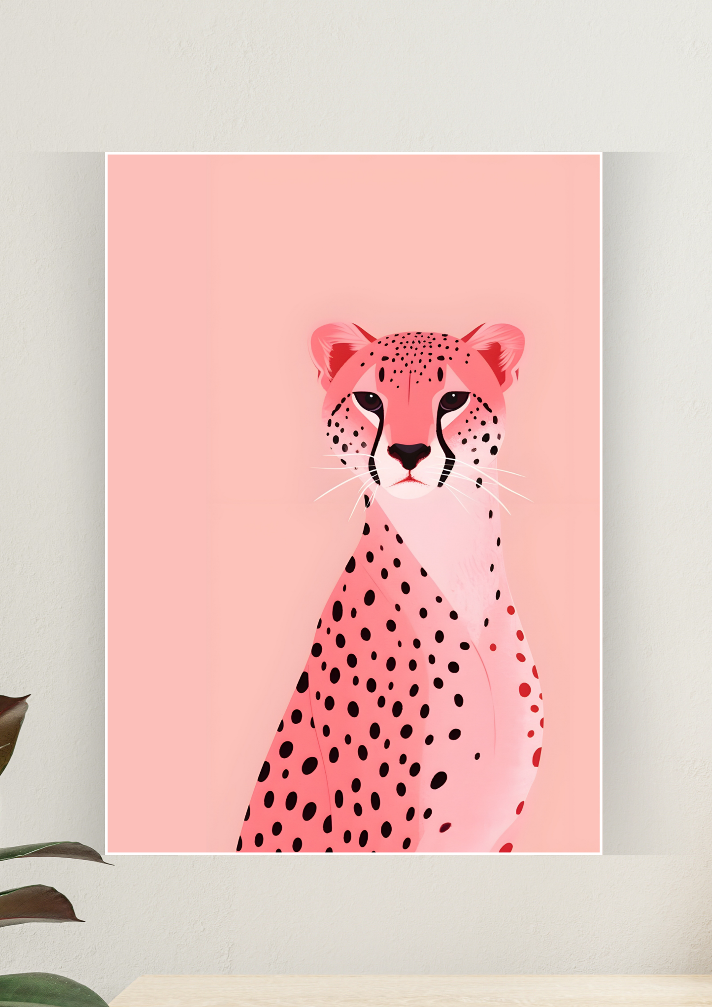 Aesthetic Poster #94 | PINK LEO | Aesthetic Wall Poster