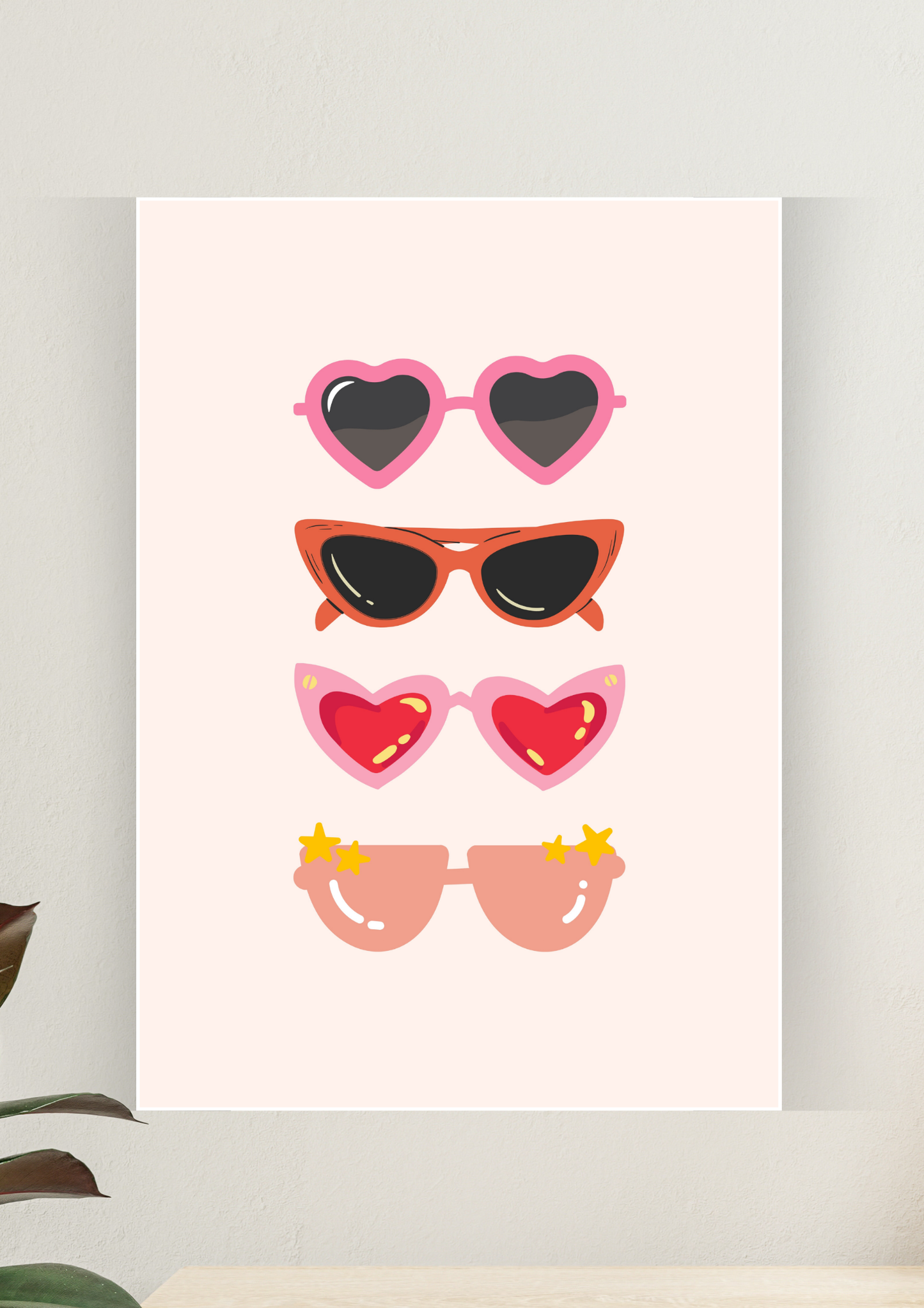 Aesthetic Poster #96 | GLASSES | Aesthetic Wall Poster