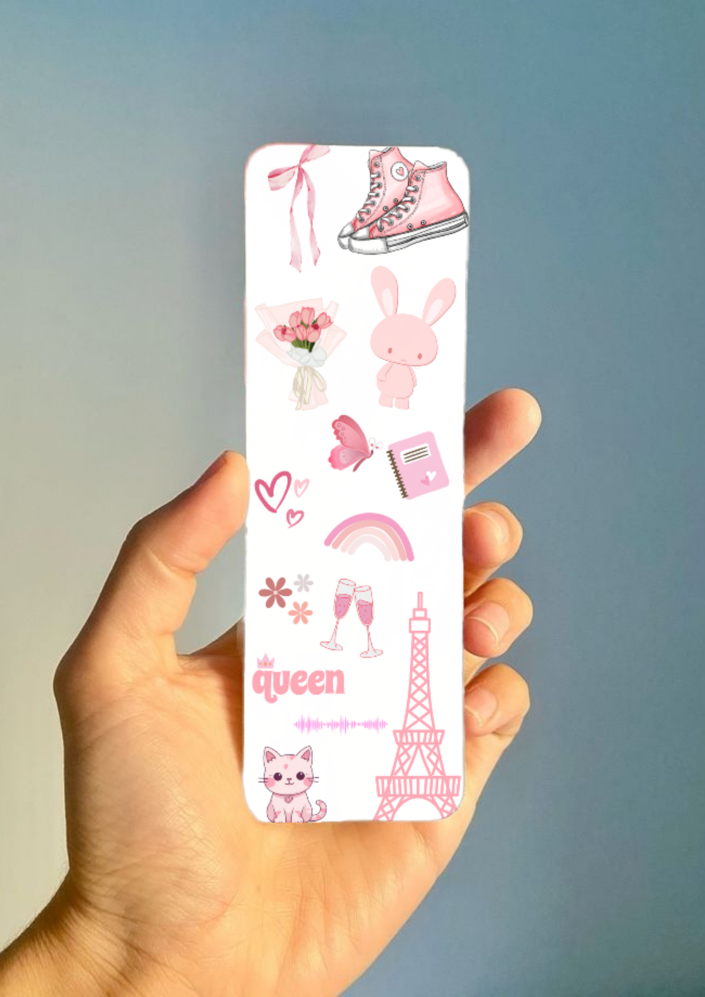 All Pink Aesthetic Bookmark
