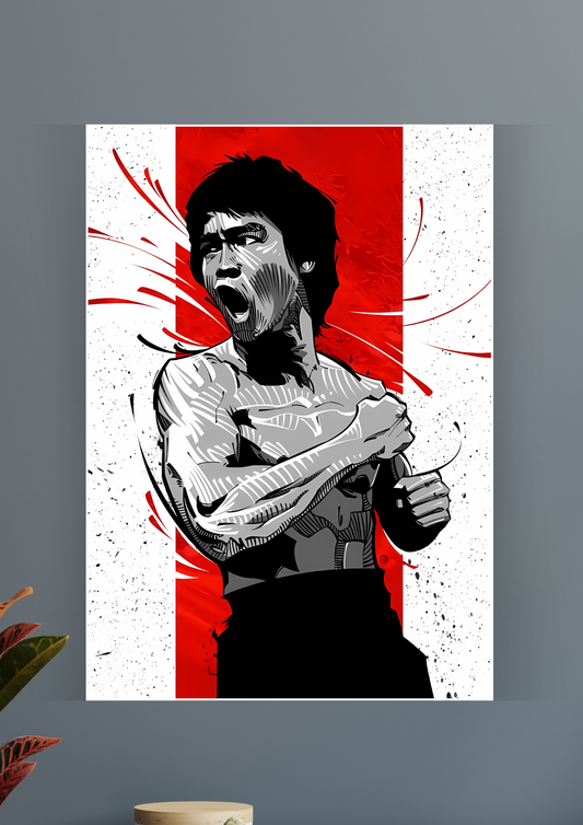 BRUCE LEE | THE FIGHTER | Motivational Poster