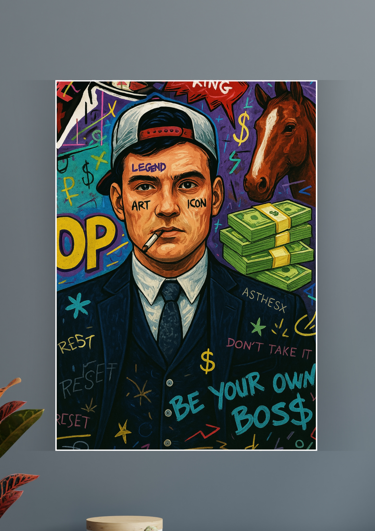 Be Your Own Boss | Mafia Graffiti | Motivation Poster