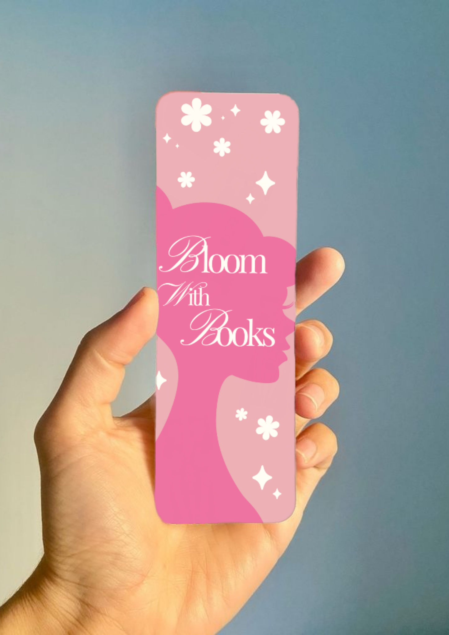 Bloom With Books Aesthetic Bookmark
