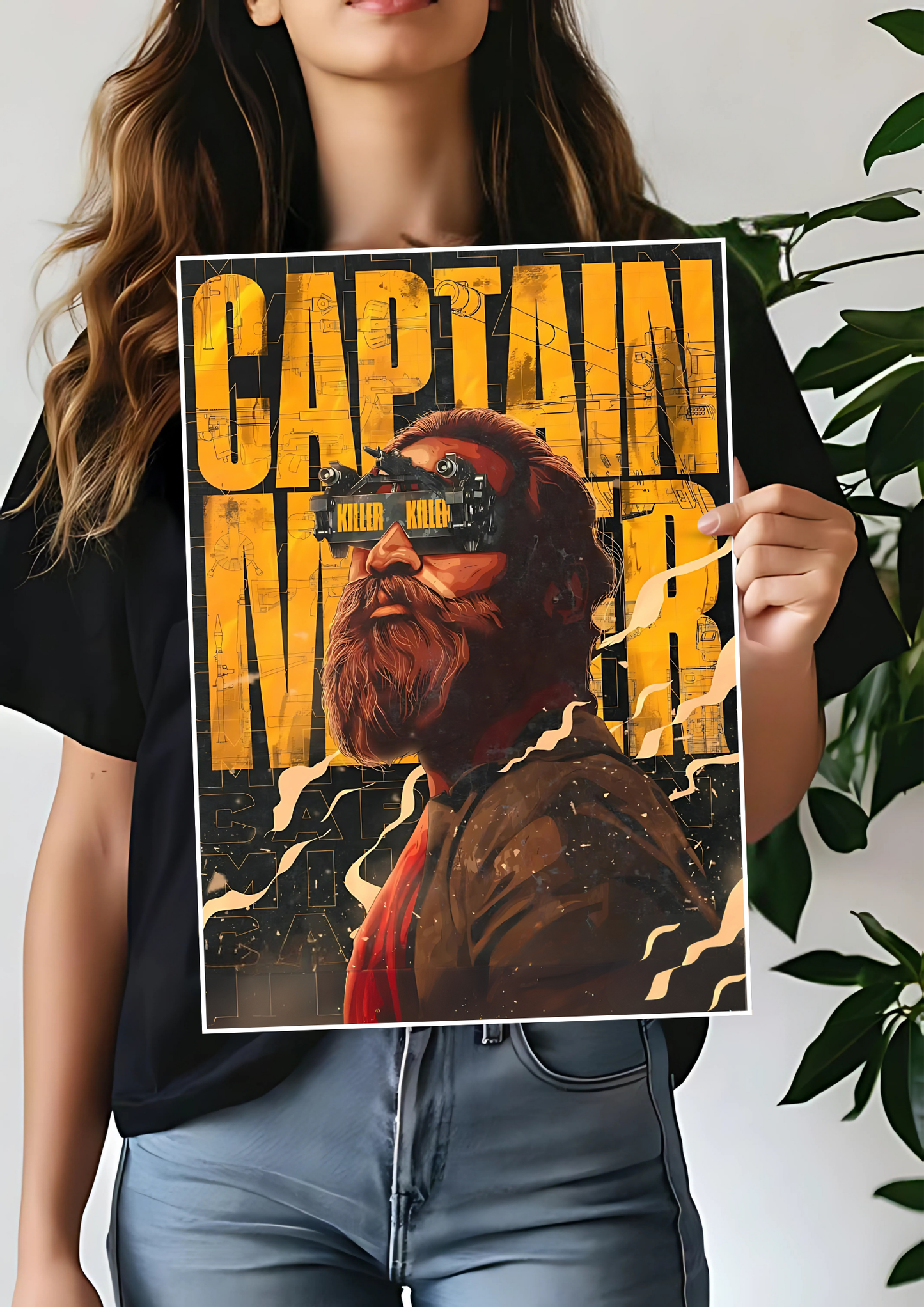 Captain Miller x Dhanush Poster | Movie Poster