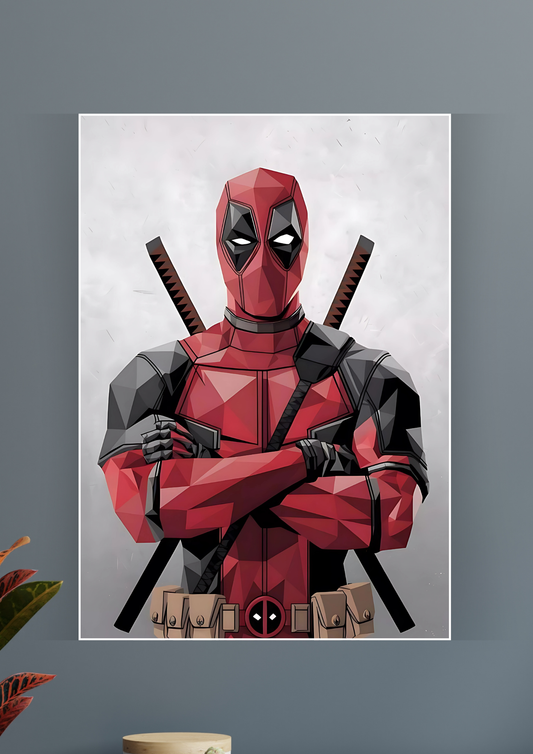 Deadpool 3D Looking Poster | Deadpool | MARVEL POSTER