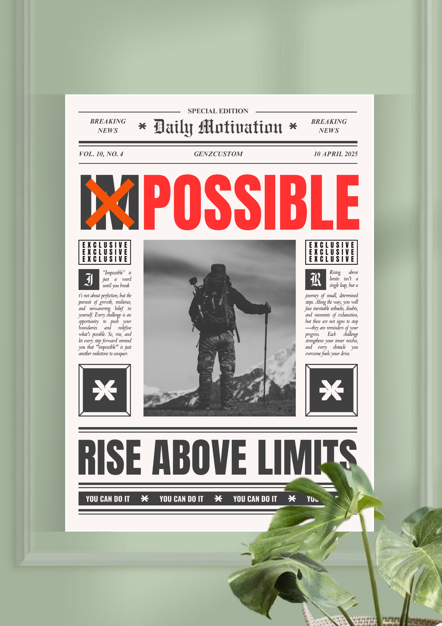 Epic POSSIBLE Poster | Motivation Poster