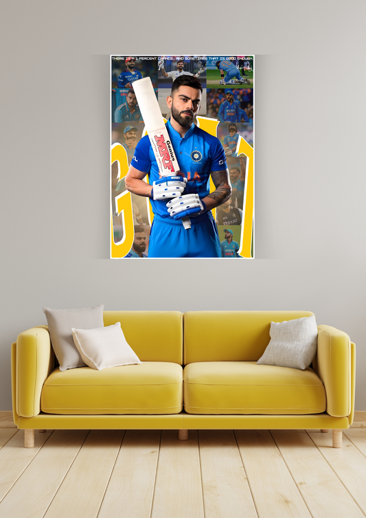 Epic Virat Kohli Poster | Cricket Poster, wall posters, posters