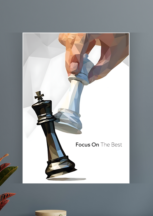 Focus On The Best Quote Poster | Motivation Poster